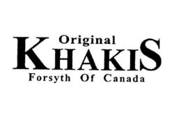 ORIGINAL KHAKIS FORSYTH OF CANADA trademark
