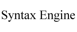 SYNTAX ENGINE trademark