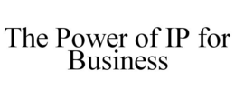 THE POWER OF IP FOR BUSINESS trademark