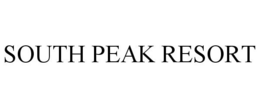 SOUTH PEAK RESORT trademark