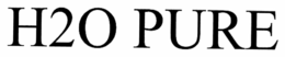 H2O PURE trademark