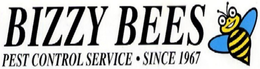 BIZZY BEES PEST CONTROL SERVICE · SINCE 1967 trademark
