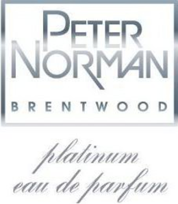 PETER NORMAN BRENTWOOD PLATINUM EAU DE PARFUM trademark