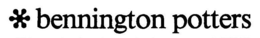 BENNINGTON POTTERS trademark