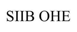 SIIB OHE trademark