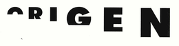 ORIGEN trademark