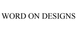 WORD ON DESIGNS trademark