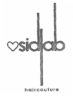 SIDLAB HAIRCOUTURE trademark