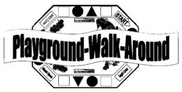 PLAYGROUND-WALK-AROUND START JADE'S CORNER GAGE'S CORNER SKETCH SPACE trademark