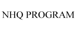 NHQ PROGRAM trademark