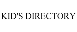 KID'S DIRECTORY trademark