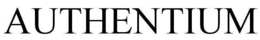 AUTHENTIUM trademark