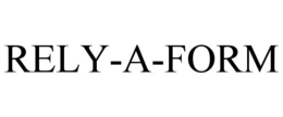 RELY-A-FORM trademark