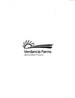 VERDANCIA FARMS QUALITY MEAT PRODUCTS trademark