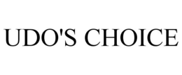 UDO'S CHOICE trademark