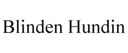 BLINDEN HUNDIN trademark