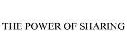 THE POWER OF SHARING trademark