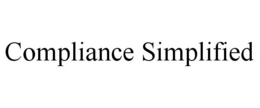 COMPLIANCE SIMPLIFIED trademark