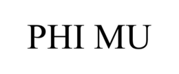 PHI MU trademark