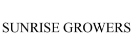 SUNRISE GROWERS trademark