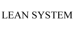 LEAN SYSTEM trademark