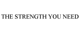 THE STRENGTH YOU NEED trademark