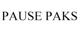 PAUSE PAKS trademark
