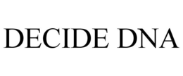 DECIDE DNA trademark