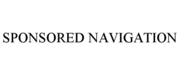 SPONSORED NAVIGATION trademark