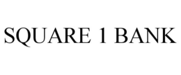 SQUARE 1 BANK trademark