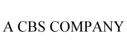 A CBS COMPANY trademark