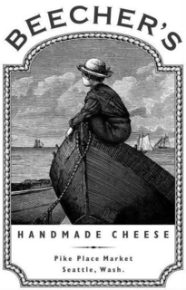 BEECHER'S HANDMADE CHEESE PIKE PLACE MARKET SEATTLE, WASH. trademark