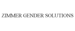 ZIMMER GENDER SOLUTIONS trademark