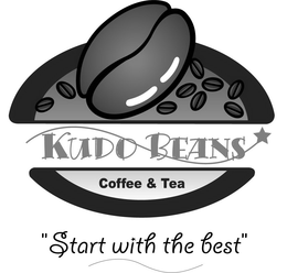 KUDO BEANS "START WITH THE BEST" COFFEE & TEA trademark