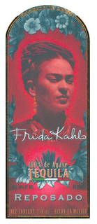 FRIDA KAHLO ENVASADO DE ORIGEN 100% DE AGAVE TEQUILA ALC. 40% BY VOL. 80 PROOF REPOSADO NET CONTENT 750 ML HECHO EN MEXICO trademark