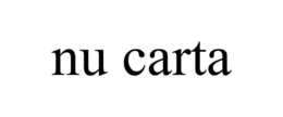 NU CARTA trademark