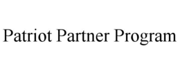PATRIOT PARTNER PROGRAM trademark