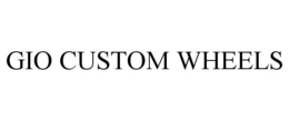 GIO CUSTOM WHEELS trademark