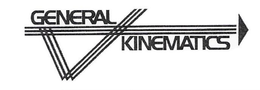 GENERAL KINEMATICS trademark