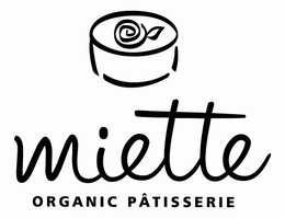 MIETTE ORGANIC PATISSERIE trademark