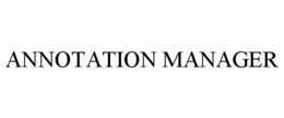 ANNOTATION MANAGER trademark