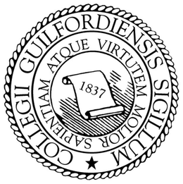 GUILFORDIENSIS SIGILLUM COLLEGII ATQUE VIRTUTEM MOLIOR SAPIENTIAM 1837 trademark