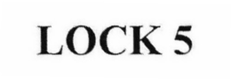 LOCK 5 trademark