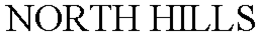 NORTH HILLS trademark
