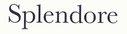 SPLENDORE trademark