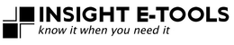 INSIGHT E-TOOLS KNOW IT WHEN YOU NEED IT trademark