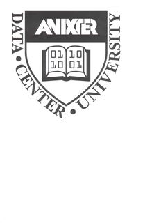 ANIXTER 01 10 10 01 DATA · CENTER · UNIVERSITY trademark