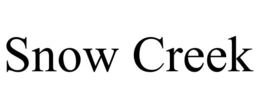 SNOW CREEK trademark