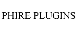 PHIRE PLUGINS trademark