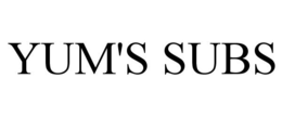 YUM'S SUBS trademark